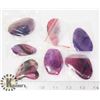 Image 1 : 7PCS OF PURPLE/ PINK PENDANTS