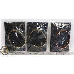 LOT OF 3 NEW MAGNETIC BRACELETS