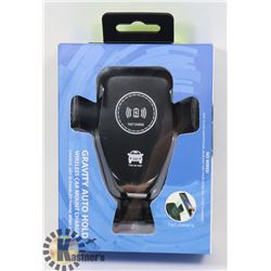 NEW GRAVITY AUTO HOLD WIRELESS CHARGER, AUTO
