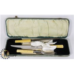 1935 ANTIQUE WEDDING CARVING SET