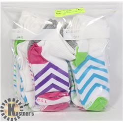 NEW 14 PAIRS OF HANES PREMIUM GIRLS SOCKS