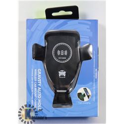 NEW GRAVITY AUTO HOLD WIRELESS CHARGER, AUTO