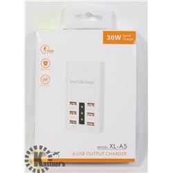 30W QUICK CHARGE 6 USB OUTPUT CHARGER