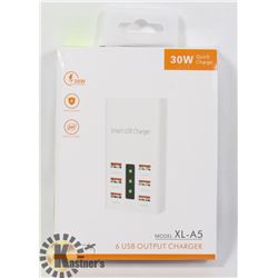 30W QUICK CHARGE 6 USB OUTPUT CHARGER