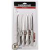 Image 1 : NEW FARBERWARE 4PC STEAK KNIFE SET