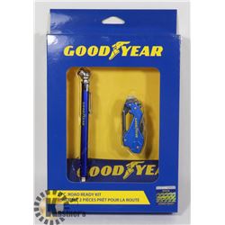 NEW GOODYEAR 2PC ROAD READY KIT (TIRE PRESSURE