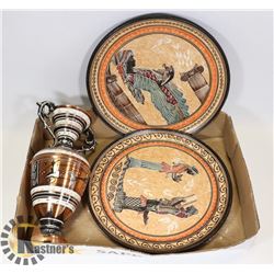 PLAQUES & VASE