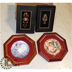 FRAMED PICTURES & COLLECTOR PLATES