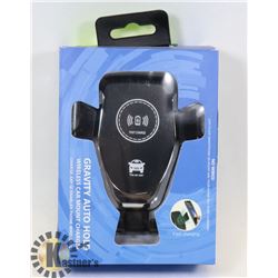 NEW GRAVITY AUTO HOLD WIRELESS CHARGER, AUTO