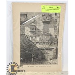 18 ORIG. 1886 WOOD ENGRAVINGS OF MID. EAST,