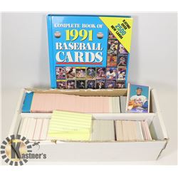 APPROX. 1600 1986-1991 BASEBALL CARDS PLUS VINTAGE