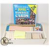Image 1 : APPROX. 1600 1986-1991 BASEBALL CARDS PLUS VINTAGE