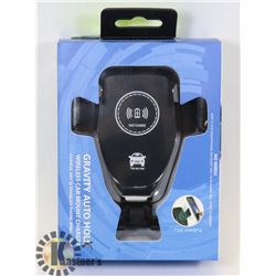 NEW GRAVITY AUTO HOLD WIRELESS CHARGER, AUTO