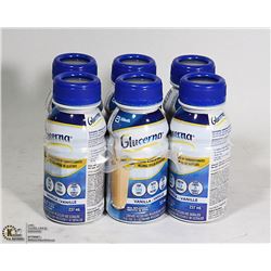 6 BOTTLES OF GLUCERNA STRAWBERRY BB: 2020 NOV 1