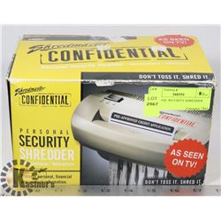 PERSONAL SECURITY SHREDDER