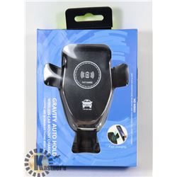 NEW GRAVITY AUTO HOLD WIRELESS CHARGER, AUTO