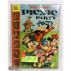1950S WALT DISNEY PICNIC PARTY #8 GIANT COMIC