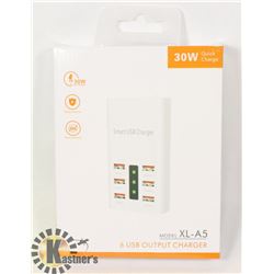 30W QUICK CHARGE 6 USB OUTPUT CHARGER