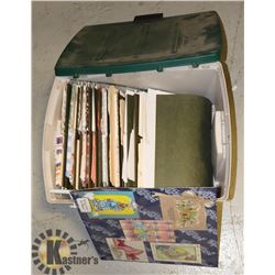 TOTE OF CRAFTING PAPER