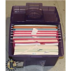 TOTE OF CRAFTING PAPER