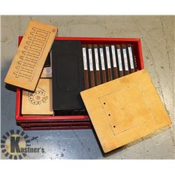 CRATE OF ACCU CUT DIES