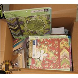 BOX OF CRAFTING PAPER