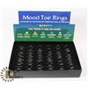 Image 1 : RETAIL DISPLAY OF MOOD TOE RINGS