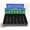 Image 1 : RETAIL DISPLAY OF MOOD TOE RINGS