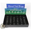 Image 1 : RETAIL DISPLAY OF MOOD TOE RINGS