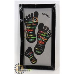 RETAIL DISPLAY OF TOE RINGS