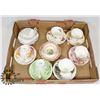 Image 1 : FLAT OF FINE CHINA TEA CUPS AND SAUCERS INCLUDING