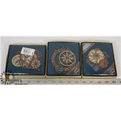 SET OF 3 TIME AND DIRECTION PIECES