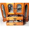 Image 1 : 4)  NEW, DELUXE JEWELRY BOX AND CONTENTS