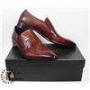 Image 1 : NEW ADAMS MENS BROWN DRESS SHOES - SIZE 45