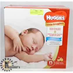 NEW BOX OF HUGGIES LITTLE SNUGGLERS DIAPERS