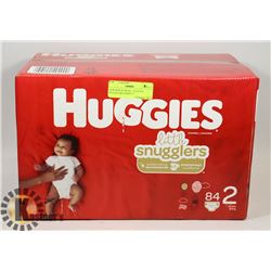 NEW BOX OF HUGGIES LITTLE SNUGGLERS DIAPERS