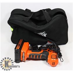 BLACK & DECKER 20 VOLT LITHIUM CORDLESS DRILL IN