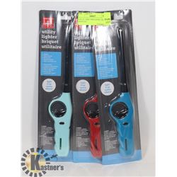 LOT OF 3 NEW TERA GEAR UTILITY LIGHTERS