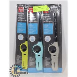 LOT OF 3 NEW TERA GEAR UTILITY LIGHTERS