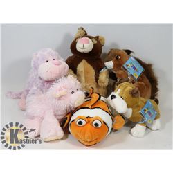 LOT OF 6 WEBKINZ "ADOPT A PET" COLLECTIBLE PLUSH