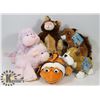 Image 1 : LOT OF 6 WEBKINZ "ADOPT A PET" COLLECTIBLE PLUSH