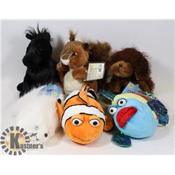 LOT OF 6 WEBKINZ "ADOPT A PET" COLLECTIBLE PLUSH