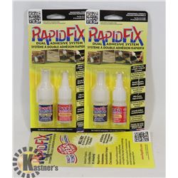 BOX W/2 NEW SETS OF RAPID FIX (DUAL
