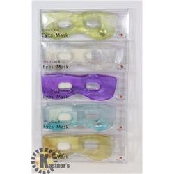 LOT OF 5 HOT/COLD EYE MASKS