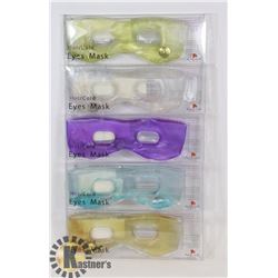 LOT OF 5 HOT/COLD EYE MASKS
