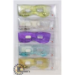 LOT OF 5 HOT/COLD EYE MASKS