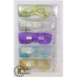 LOT OF 5 HOT/COLD EYE MASKS