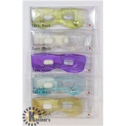 LOT OF 5 HOT/COLD EYE MASKS
