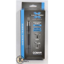 CONAIR FOR MEN MAX TRIM BATTERY POWERED EAR/NOSE
