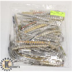 BAG OF METAL CHARM LINKS, ASSORTED